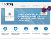Tablet Screenshot of inesting-training.com